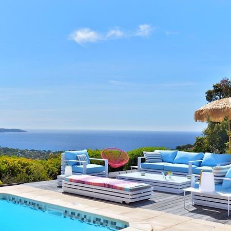 Villa Jucanos - Vue Mer Panoramique Golfe De St-Tropez キャバレール・シュル・メール エクステリア 写真