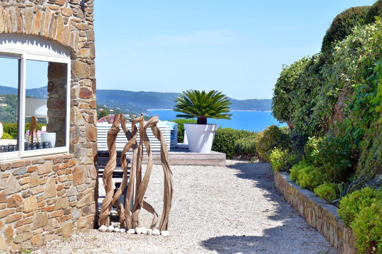 Villa Jucanos - Vue Mer Panoramique Golfe De St-Tropez キャバレール・シュル・メール エクステリア 写真
